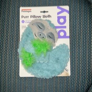 Petstages Purr Pillow Blue Sloth
